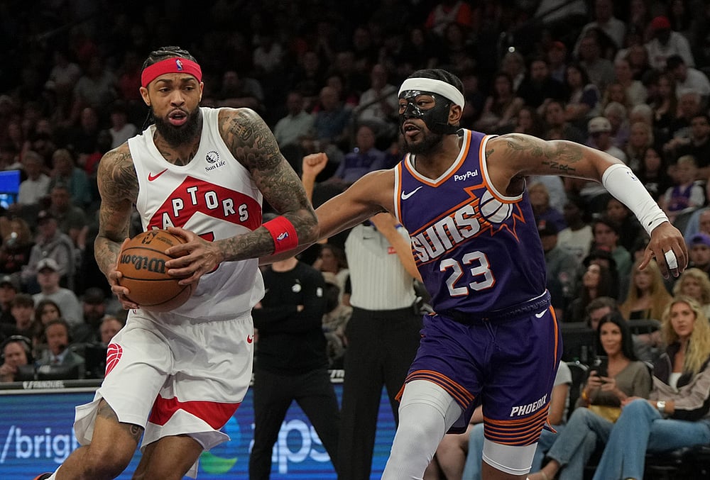 Phoenix Suns Vs Toronto Raptors NBA basketball-Brandon Ingram