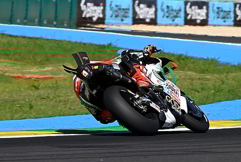Johann Zarco seen during Stop 2 of the MotoGP World Championship in Goiana, Brazil on March 22, 2026.