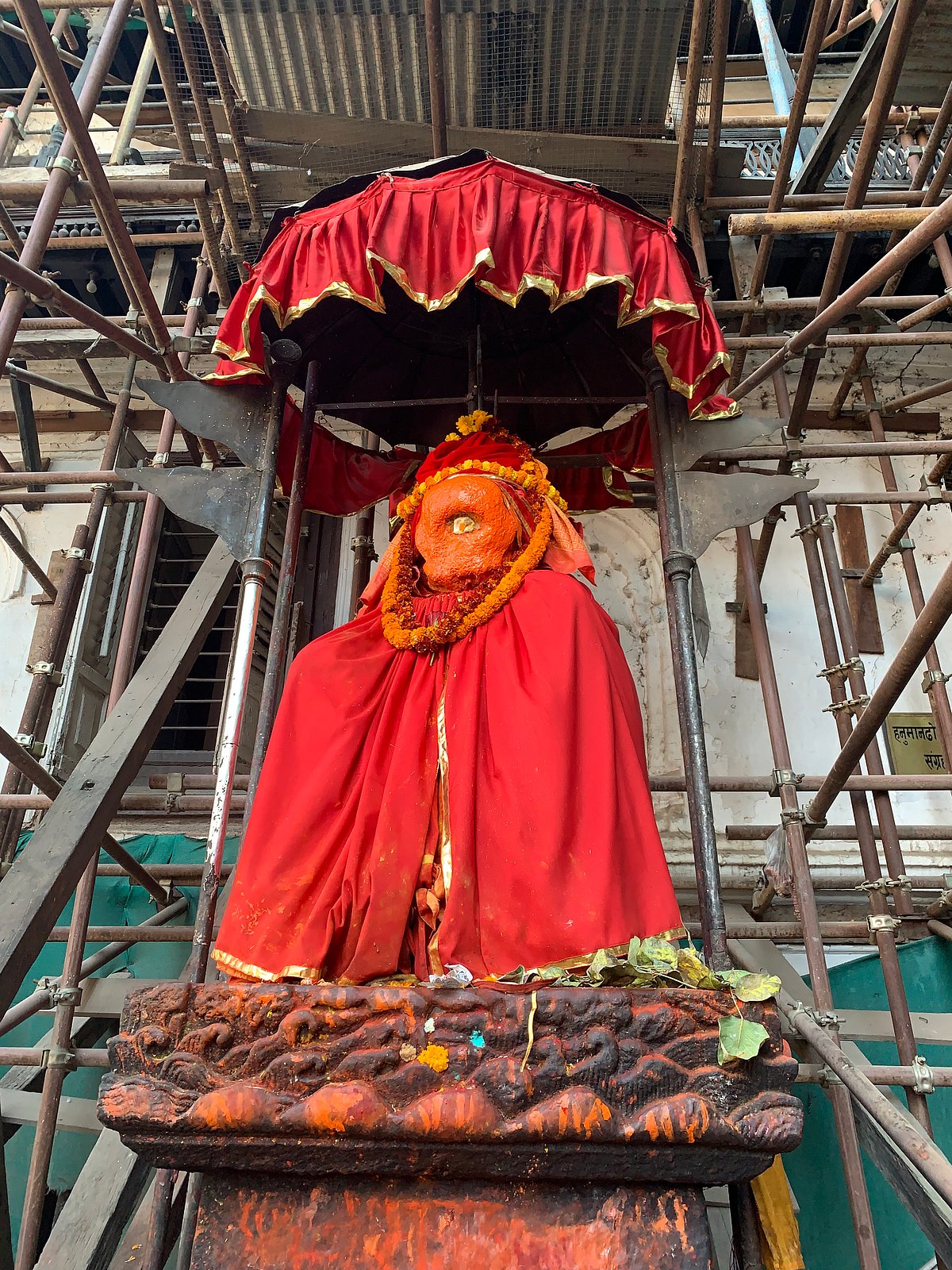 Statue at Hanuman Dhoka