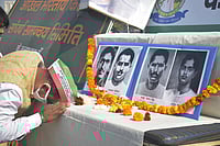 In The Name Of Beautification: Statues of Kakori Freedom Fighters Bulldozed in Shahjahanpur Rep. Image - Imago/Hindustan Times : Statues of Kakori Freedom Fighters Bulldozed in Shahjahanpur