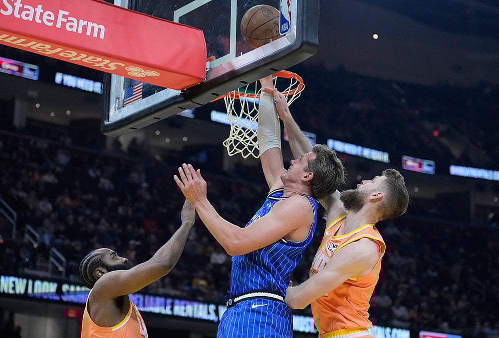Cleveland Cavaliers Vs Orlando Magic NBA basketball-Moritz Wagner