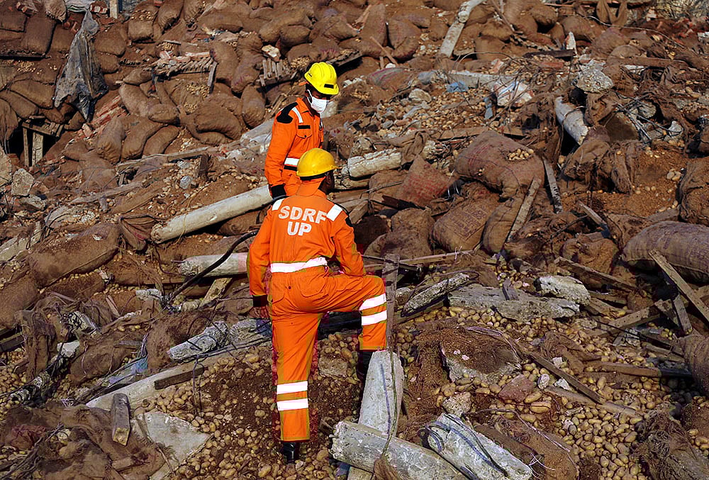 Rescue op continues after cold storage collapse