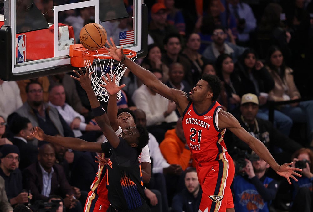 New York Knicks Vs New Orleans Pelicans NBA basketball-Mohamed Diawara