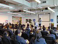 Nurturing Tomorrow’s Leaders: How Schools Are Redefining Leadership Education Manchester Global School, Hyderabad, Students participating in leadership and innovation activities