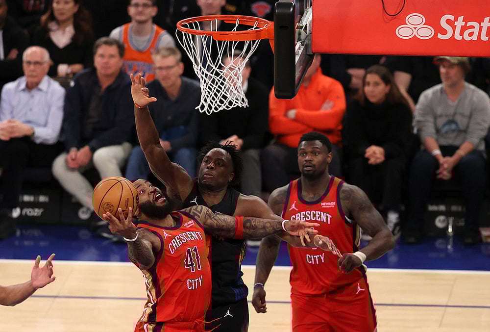 New York Knicks Vs New Orleans Pelicans NBA basketball-Pelicans Saddiq Bey