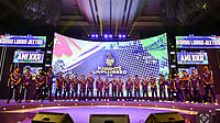 'We're Focused On Taking This Franchise To Greater Heights', KKR Set Vision At Knights Unplugged 3.0 Special Arrangement : The KKR team posing together during the Knights Unplugged 3.0 event