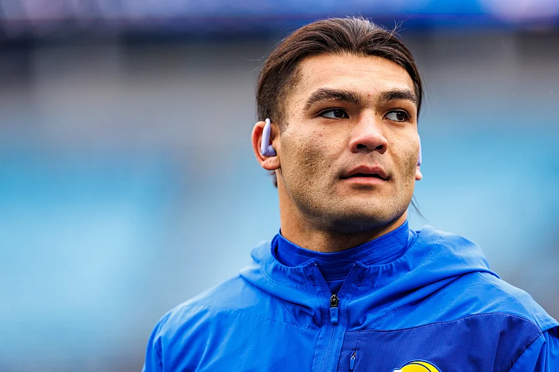 Los Angeles Rams Puka Nacua lawsuit Madison Atiabi antisemitic remark shoulder bite