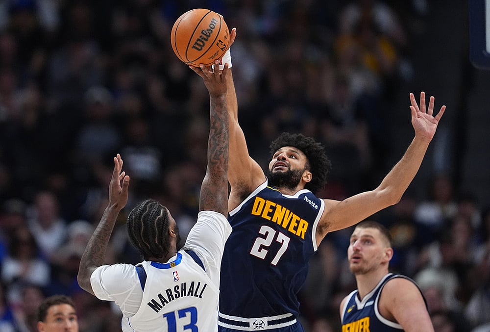 Denver Nuggets Vs Dallas Mavericks NBA basketball-Jamal Murray