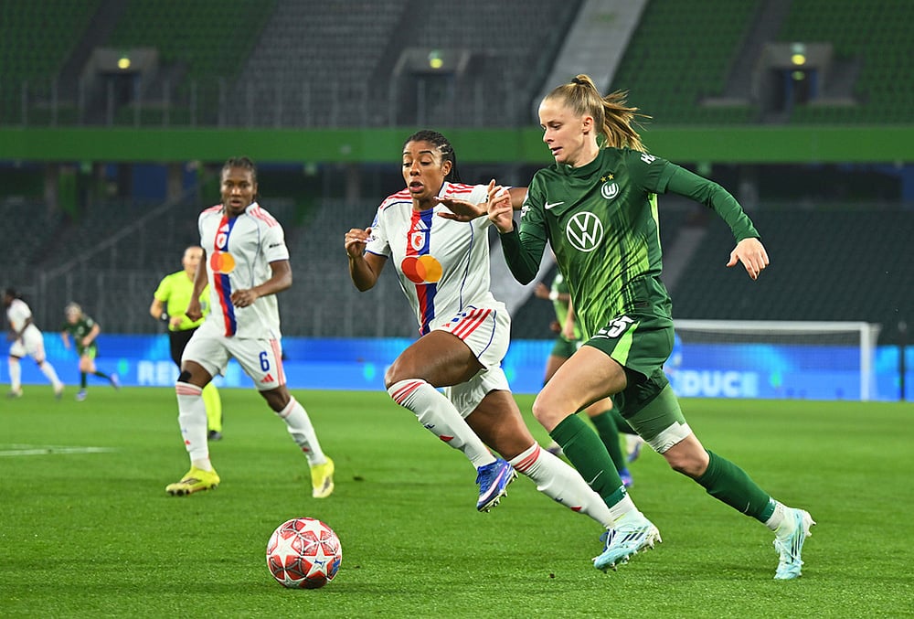 Wolfsburg vs Lyon Women’s Champions League Quarter-Final-Vivien Endemann