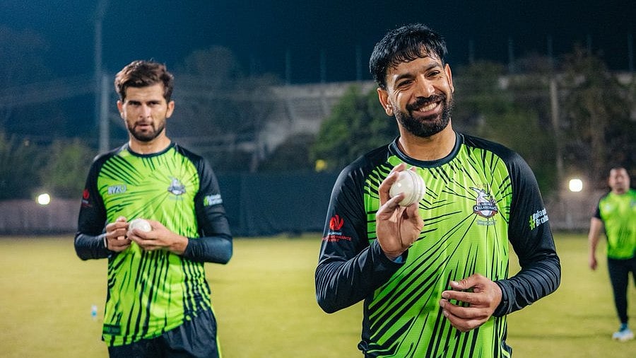 Lahore Qalandars cricketers in training ahead of PSL 2026 season opener against Hyderabad Kingsmen - lahoreqalandars/X