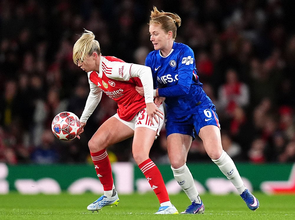 Womens Champions League soccer match: Chelsea vs Arsenal