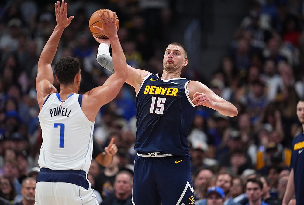 Denver Nuggets Vs Dallas Mavericks NBA basketball-Nikola Jokić