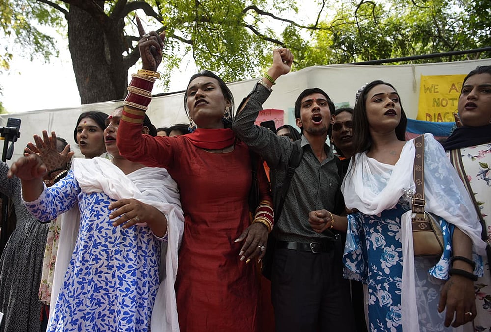 Delhi Transgender Community Protest