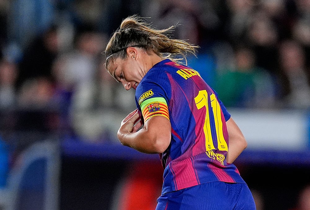 Real Madrid Vs Barcelona Women’s Champions League Quarter-Final-Alexia Putellas