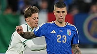 Italy Vs Northern Ireland Live Score, FIFA WC 2026 Qualifiers: Azzurri Dominate Possession As Visitors Play Waiting Game AP/Antonio Calanni : taly's Gianluca Mancini, right, and Northern Ireland's Isaac Price vie for the ball during the World Cup qualifying play-off soccer match