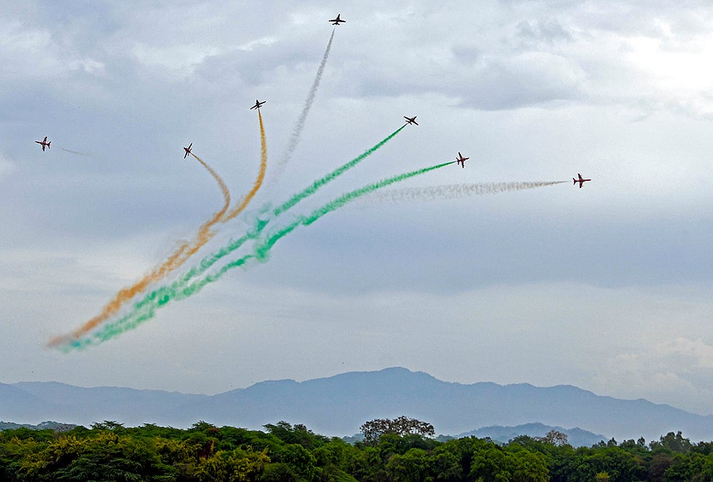 Air show in Chandigarh