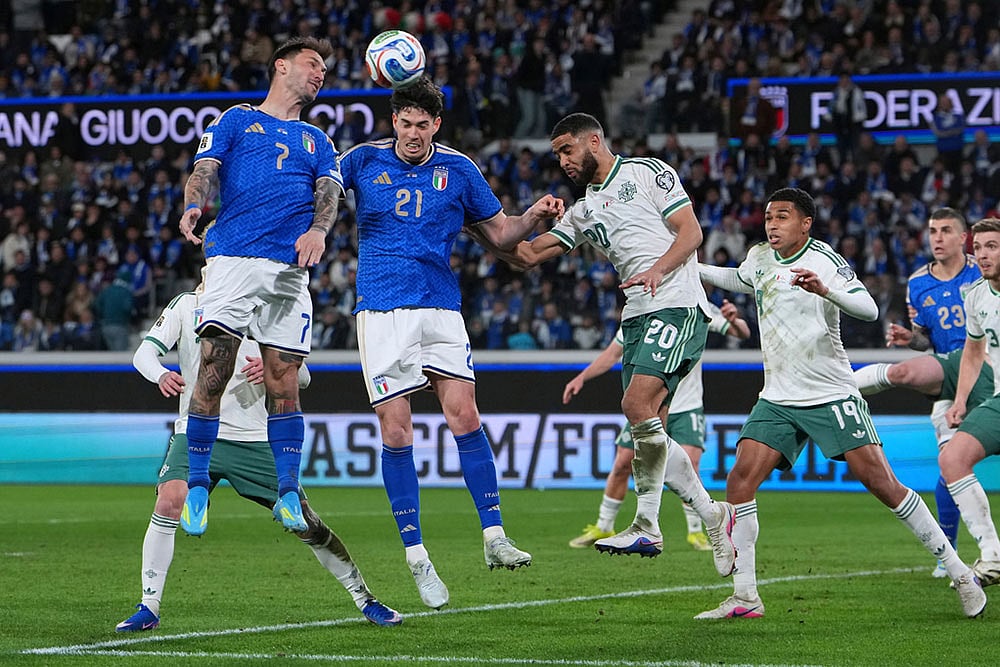 World Cup Qualifying Play-Off Soccer Match: Italy vs Northern Ireland