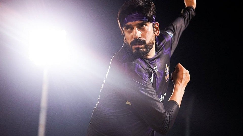 Quetta Gladiators cricketers Usman Tariq in training ahead of PSL 2026 match against Karachi Kings.  - TeamQuetta/X
