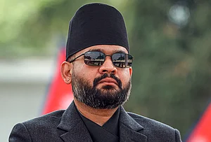 | Photo: PTI : Newly appointed Prime Minister of Nepal, Balendra Shah, during his swearing-in ceremony, at the President’s residence, in Kathmandu, Nepal.