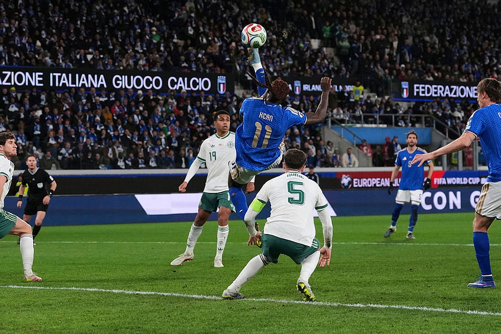 FIFA World Cup playoff semifinal soccer match: Northern Ireland vs Italy