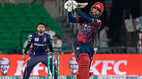 thepslt20/x : Moeen Ali in action in Quetta Gladiators vs Karachi Kings PSL 2026 match. 