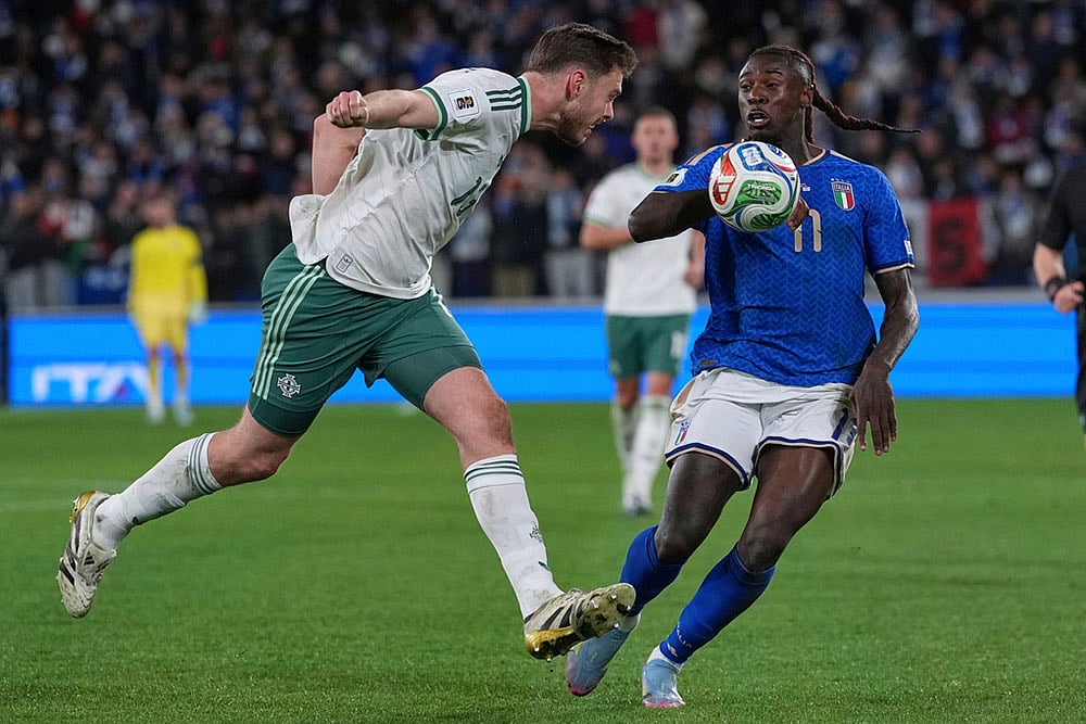 FIFA World Cup Qualifier Soccer Match: Northern Ireland vs Italy