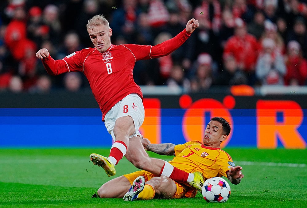 Denmark vs North Macedonia UEFA Playoff Semi-Finals-Sebastian Herrera