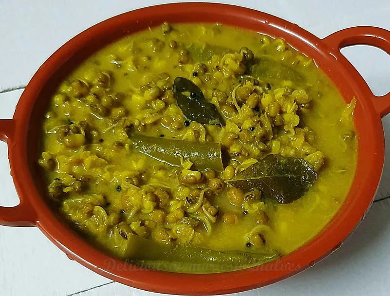 Traditional Goan Muga Gathi curry