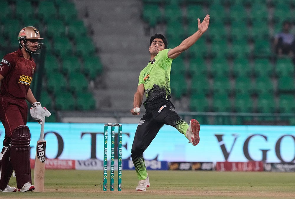 Lahore Qalandars Vs Hyderabad Kingsmen PSL 2026 photos-Ubaid Shah