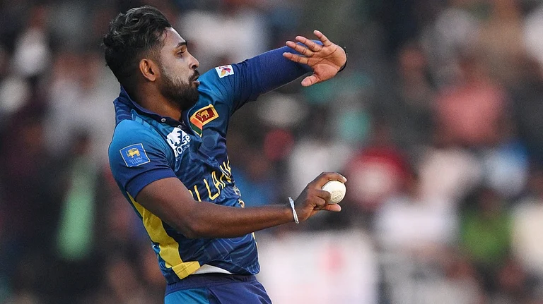 File photo of Sri Lanka pacer Nuwan Thushara in action. - X/Sri Lanka Cricket