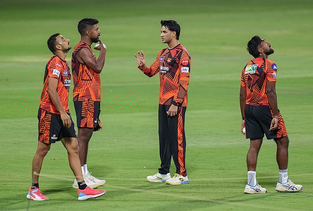 IPL 2026 SRH Practice Session-Abhishek Sharma,Harshal Patel