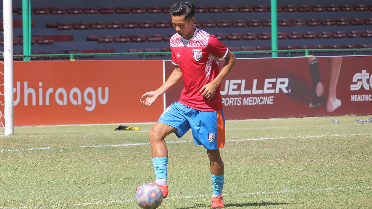 India players in training ahead of the SAFF U20 Championship match against Bangladesh on March 28, 2026. - | Photo: AIFF