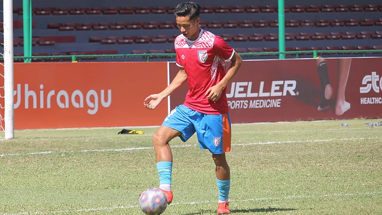 India players in training ahead of the SAFF U20 Championship match against Bangladesh on March 28, 2026. - | Photo: AIFF