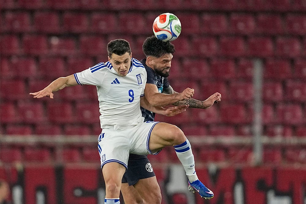 Friendly Soccer Match: Greece vs Paraguay