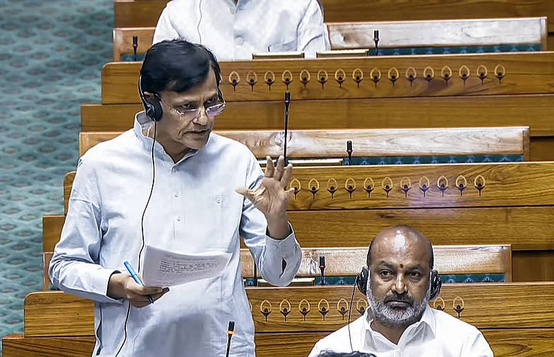 Nityanand Rai during Lok Sabha budget proceedings