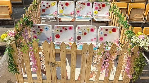 The 11 seats that RCB have left permanently vacant at M Chinnaswamy Stadium's P1 stand.