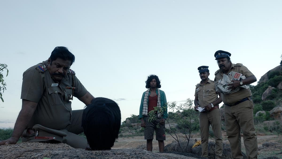 A still from ‘Muthu Alias Kaattaan’ (2026)