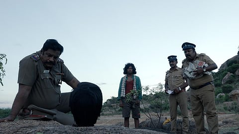 A still from ‘Muthu Alias Kaattaan’ (2026)