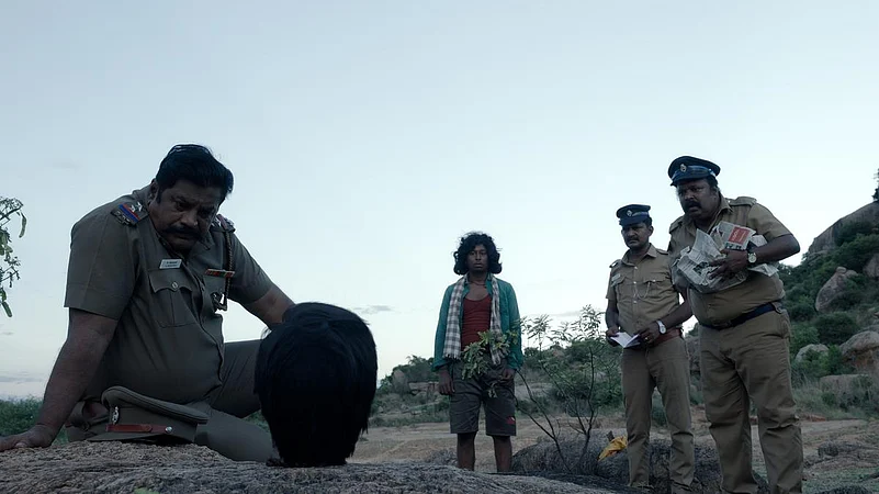 A still from ‘Muthu Alias Kaattaan’ (2026)