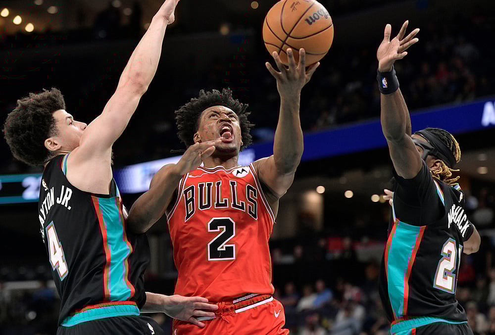 Memphis Grizzlies Vs Chicago Bulls NBA basketball-Collin Sexton