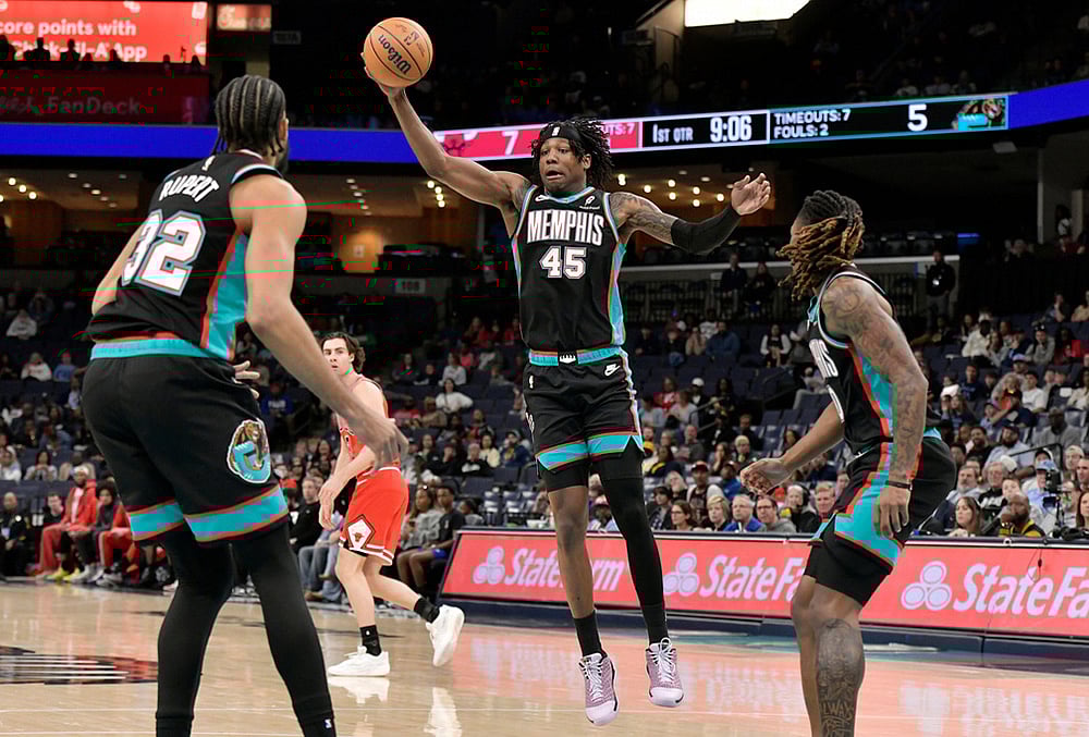 Memphis Grizzlies Vs Chicago Bulls NBA basketball-GG Jackson II