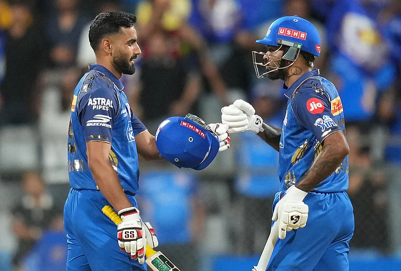 Mumbai Indians vs Kolkata Knight Riders Match 2 photo gallery—Naman Dhir