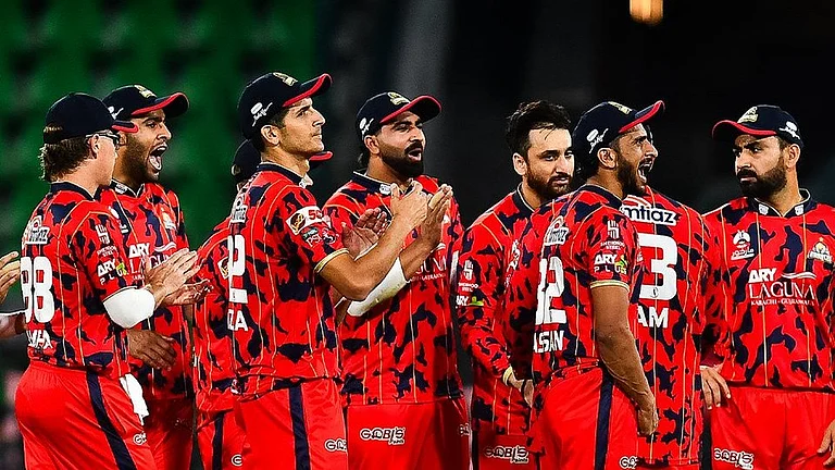 Karachi Kings defeated Lahore Qalandars by four wickets in the Pakistan Super League. - X/@KarachiKingsARY