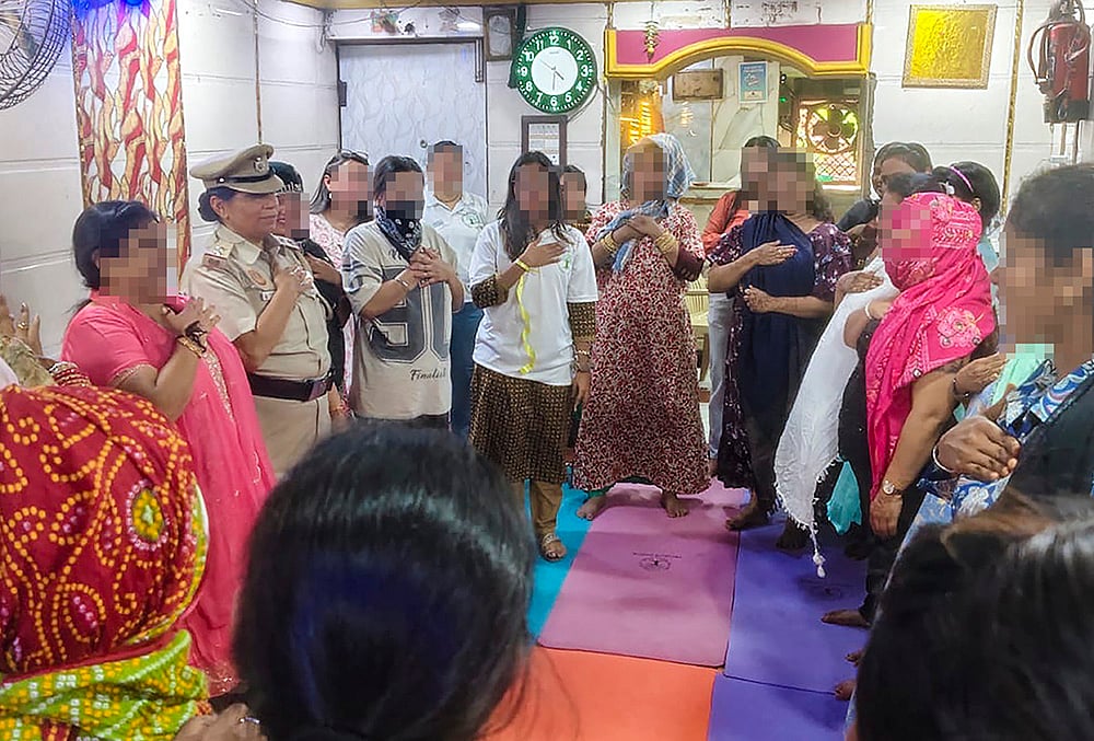 Counselling session for sex workers in Delhi