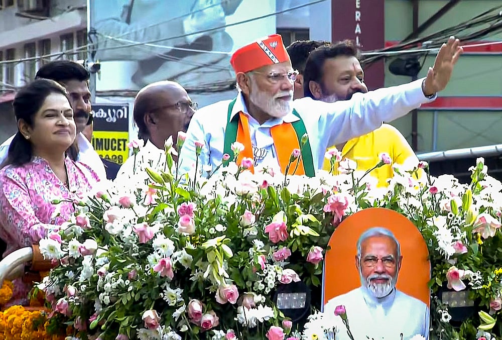 Kerala polls: PM Modi campaigns in Thrissur