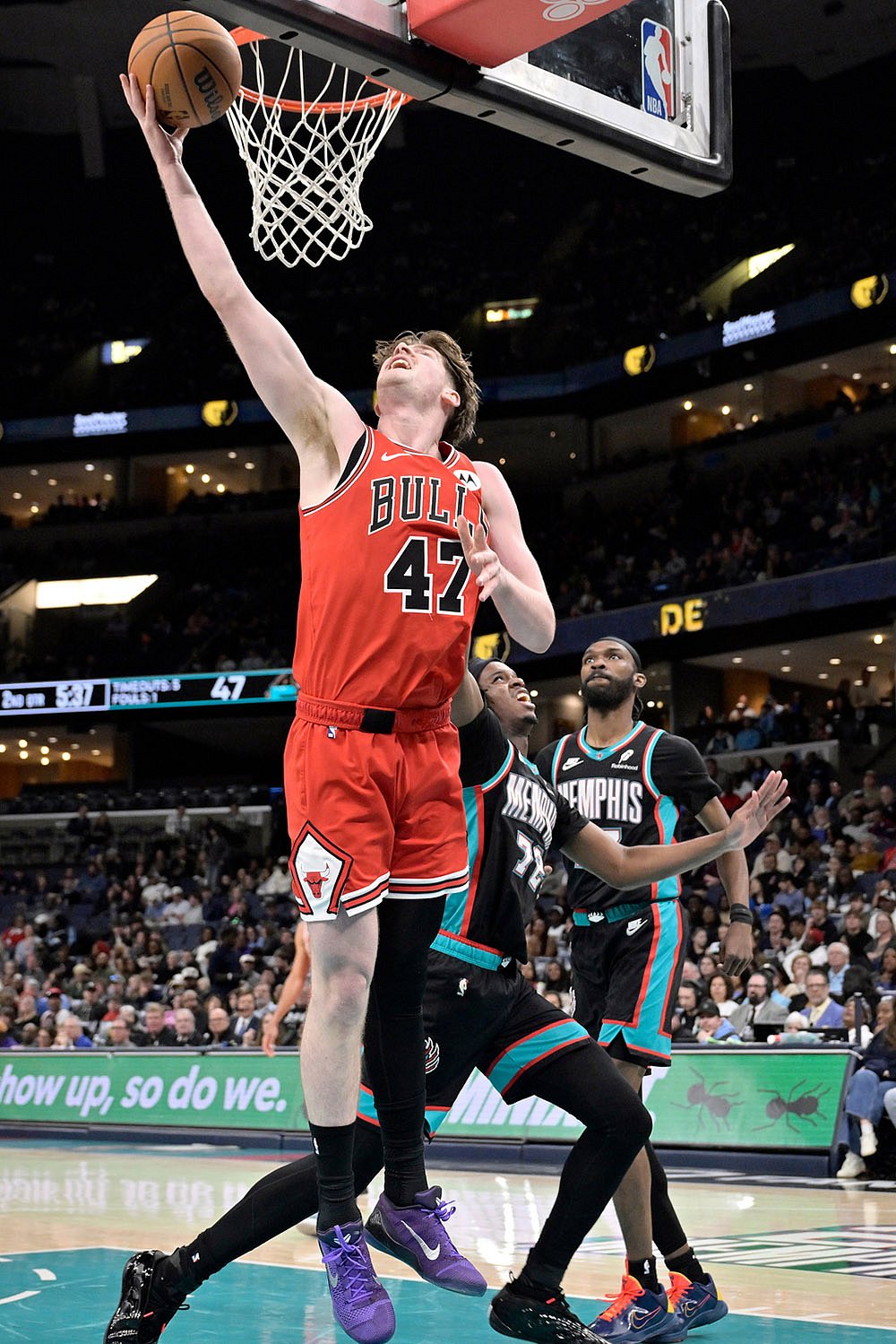 Memphis Grizzlies Vs Chicago Bulls NBA basketball-Lachlan Olbrich