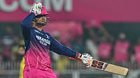 Vaibhav Suryavanshi Makes CSK Pay For Dropped Catch, Punishes Matt Henry En Route Manic Fifty AP : Rajasthan Royals' Vaibhav Suryavanshi celebrates his fifty runs during the Indian Premier League match against Chennai Super Kings in Guwahati.