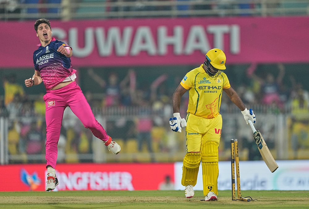 Rajasthan Royals vs Chennai Super Kings IPL 2026 at Barsapara-Nandre Burger