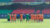 X/AIFF : India senior men's team trains ahead of its AFC Asian Cup 2027 Qualifiers game against Hong Kong in Kochi.