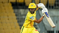 RR Vs CSK LIVE Score, IPL 2026: MS Dhoni-Less Yellow Army Face-Off With Riyan Parag's Royals At Guwahati ChennaiIPL/X : Chennai Super Kings captain Ruturaj Gaikwad in training match ahead of IPL 2026 clash with Rajasthan Royals at Barasapara cricket stadium.